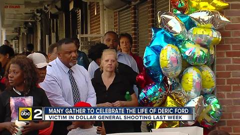 Vigil held for Dollar General shooting victim in West Baltimore