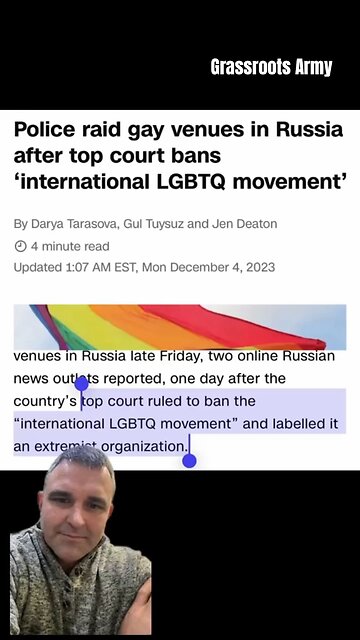 Russia Has Banned The International LGBTQ Movement And Labeled Them An Extremist Organization