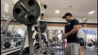 3x3 Squat (405#) and Bench (275#) - 20220118