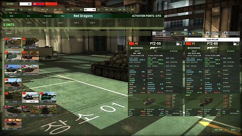 Unit Comparison RED DRAGONS | Fire Support