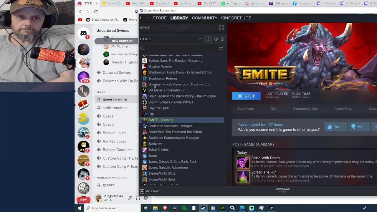 YMIR and watch me play SMITE!!!