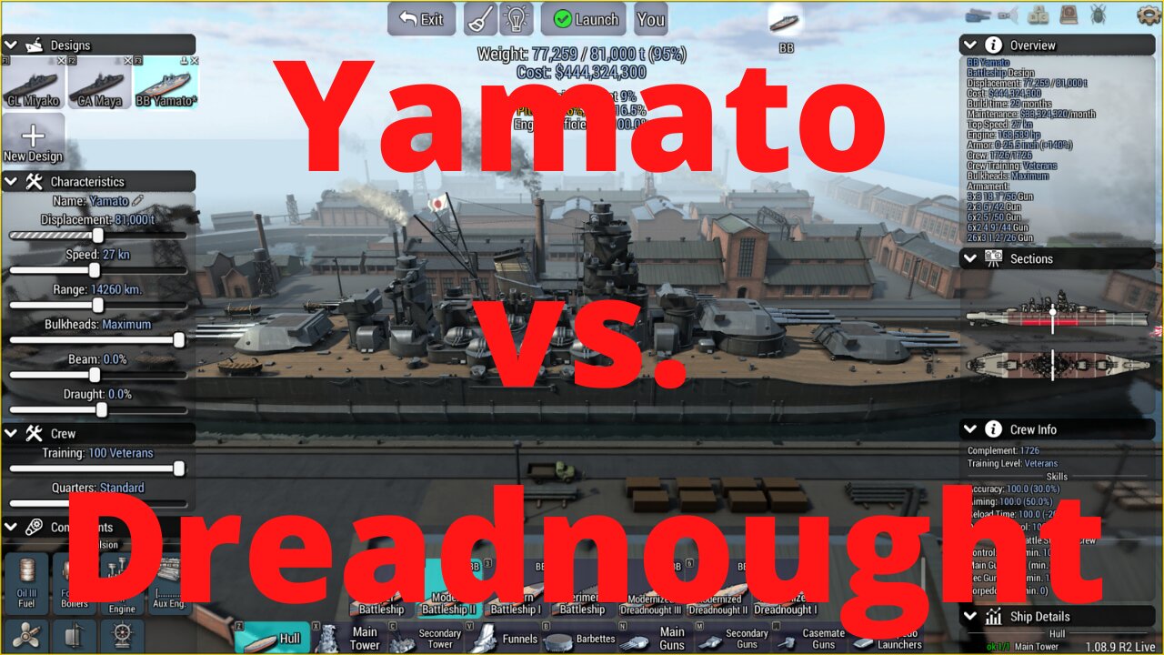 Yamato vs. Dreadnought