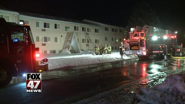 More than a dozen people displaced after fire