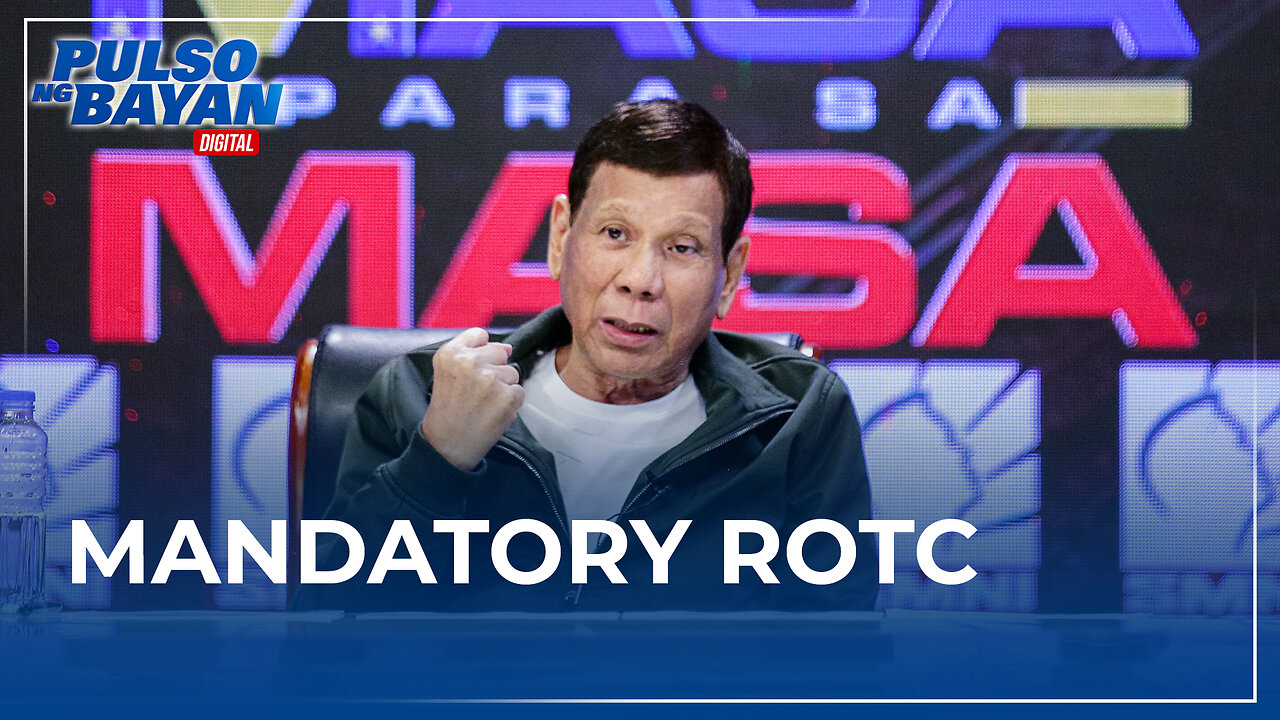 FPRRD sa kabataan: Suportahan ang gobyerno sa pamamagitan ng mandatory ROTC