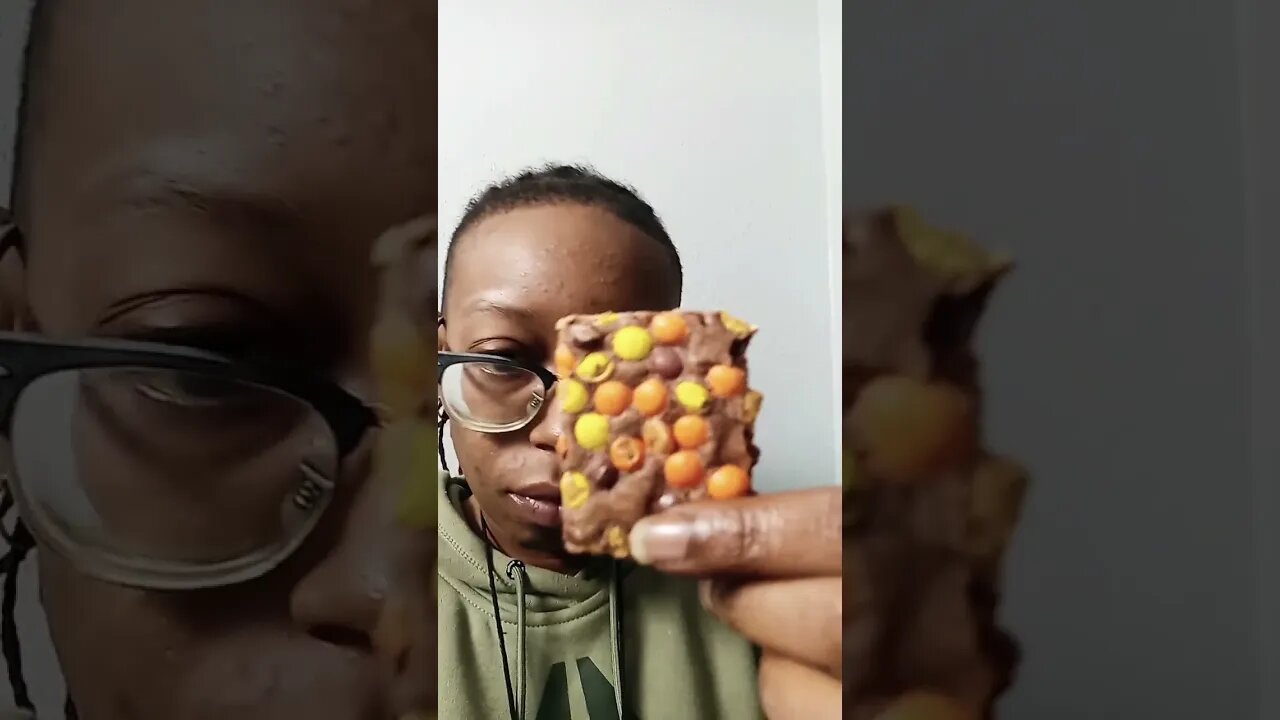 first time trying Brownie Brittle Reese's pieces they🎯😇🧿🗣️