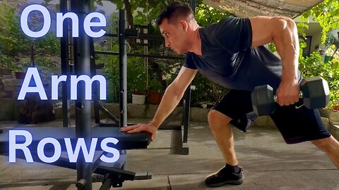 One Arm Dumbbell Row Technique For Back Gains