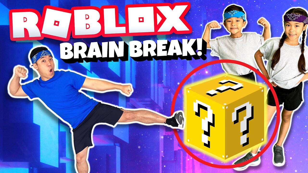 🔲 ROBLOX Brain Break for KIDS | Fun Workout + JOKES