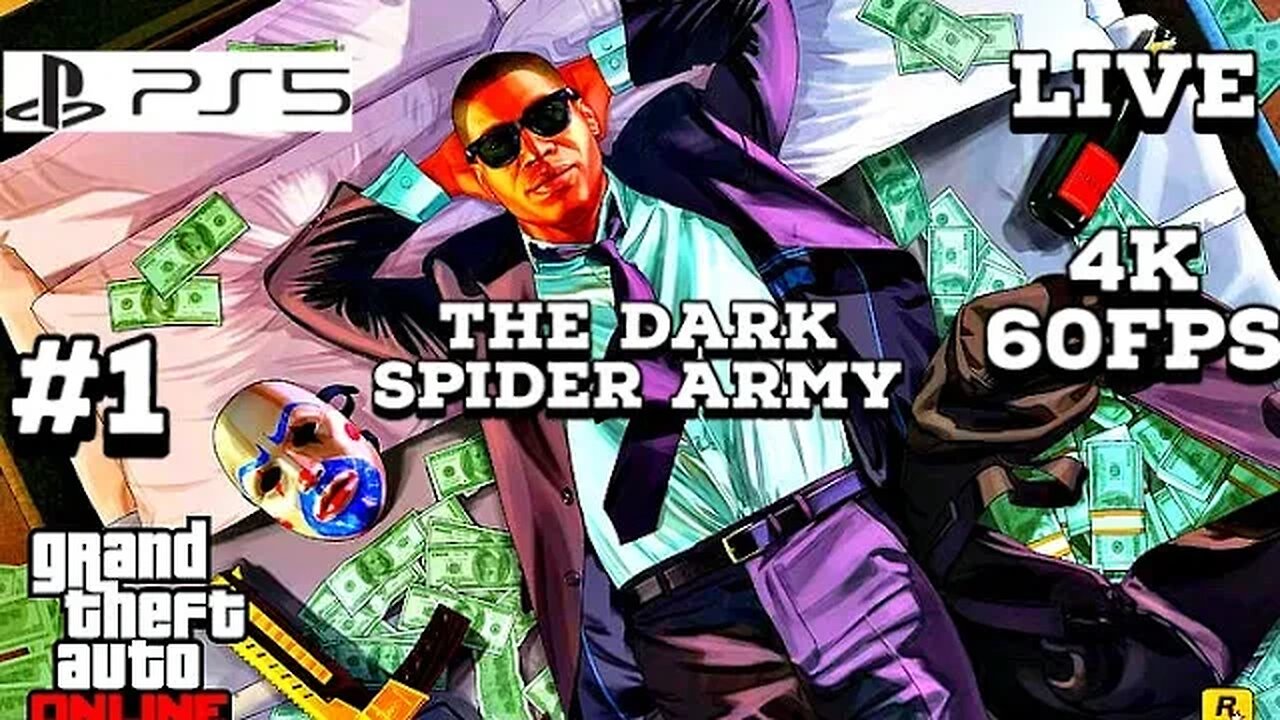 GTA 5 Online PS5 4K Livestream 01
