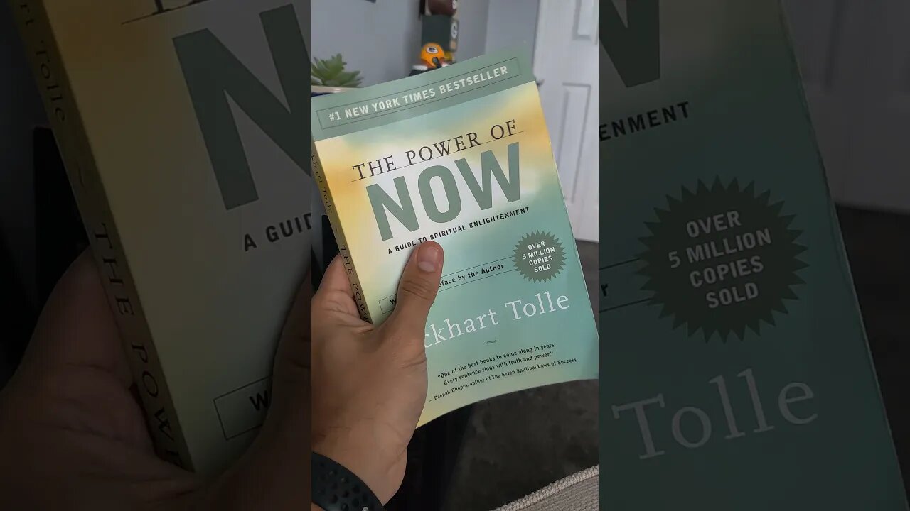 The Power of Now by Eckhart Tolle.. pompous delivery, not for me | Aaron Rodgers Book Club #shorts