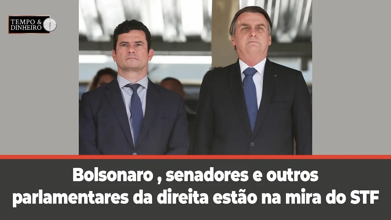 Bolsonaro , senadores e outros parlamentares da direita estão na mira do STF com possivel cassação