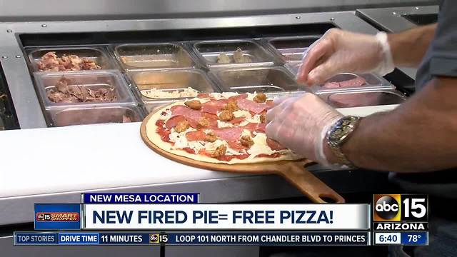 New Fired Pie means free pizza on Tuesday!