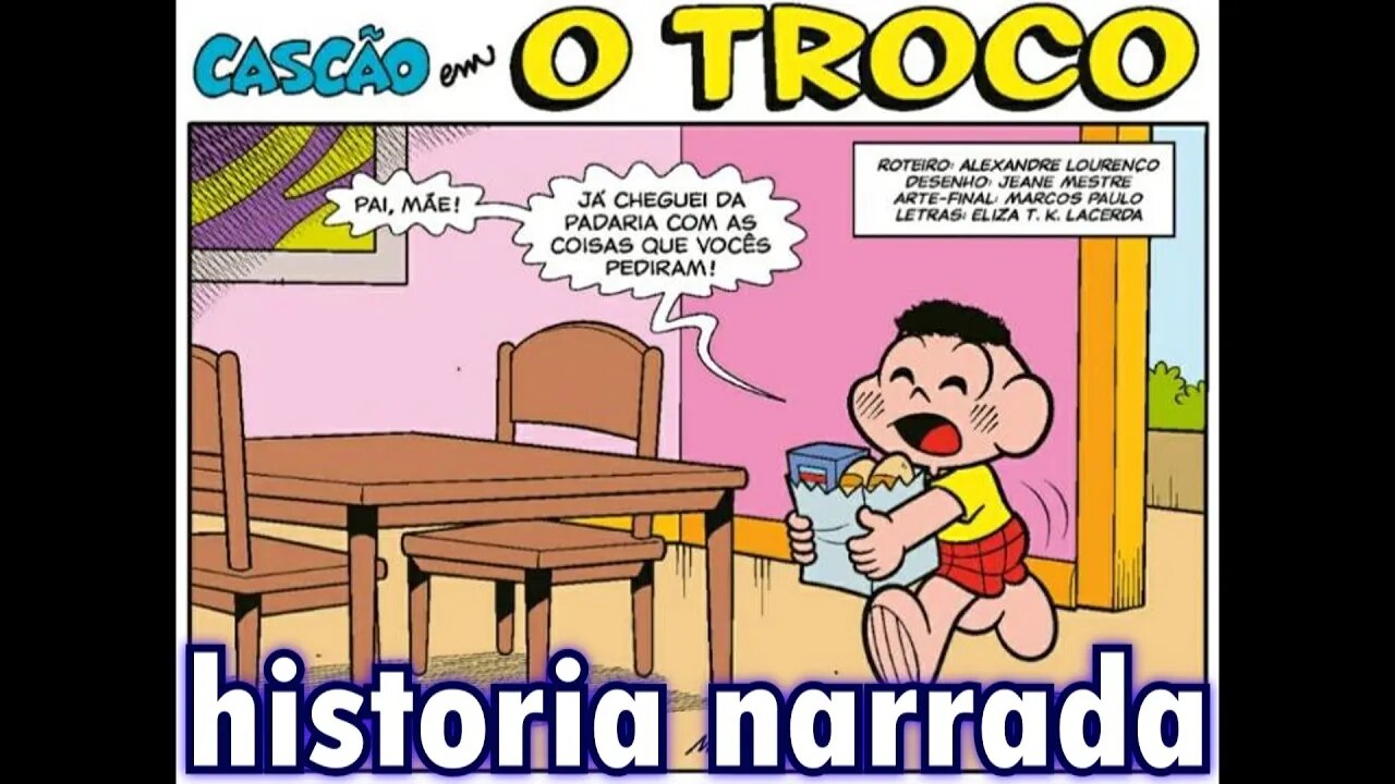 Cascão em-O troco | Gibis do Rapha