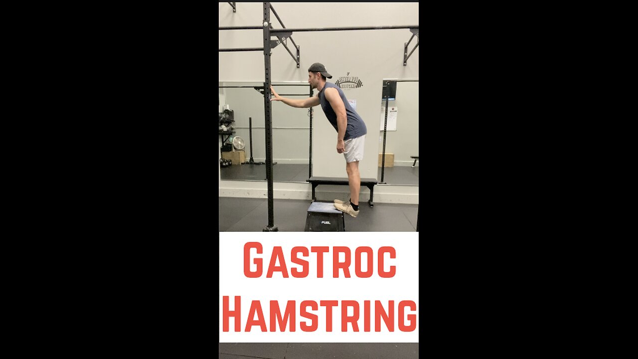 🥇 Gastroc and Hamstring Stretch #stretch #calf #ankle #running #lifting #gym