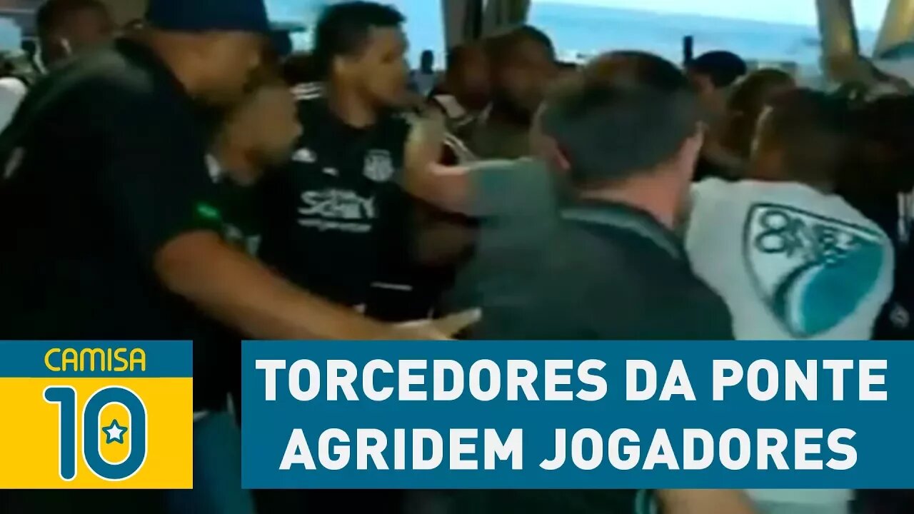 Torcedores da Ponte AGRIDEM jogadores no aeroporto!