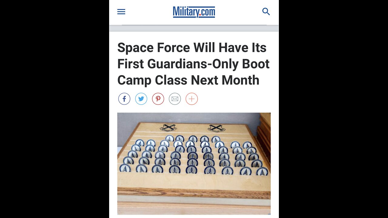 %100 all Space Force boot camp!