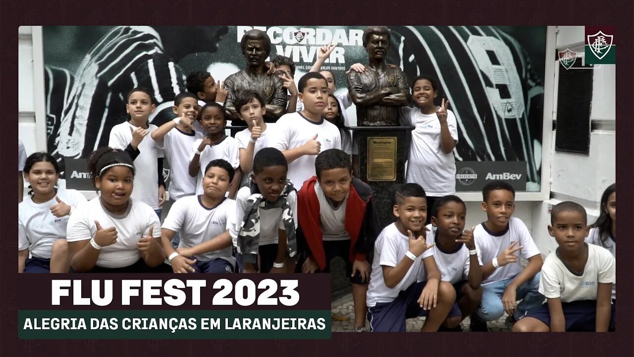 FLU FEST 2023: EVENTO EM LARANJEIRAS FAZ A ALEGRIA DE CRIANÇAS DA ROCINHA