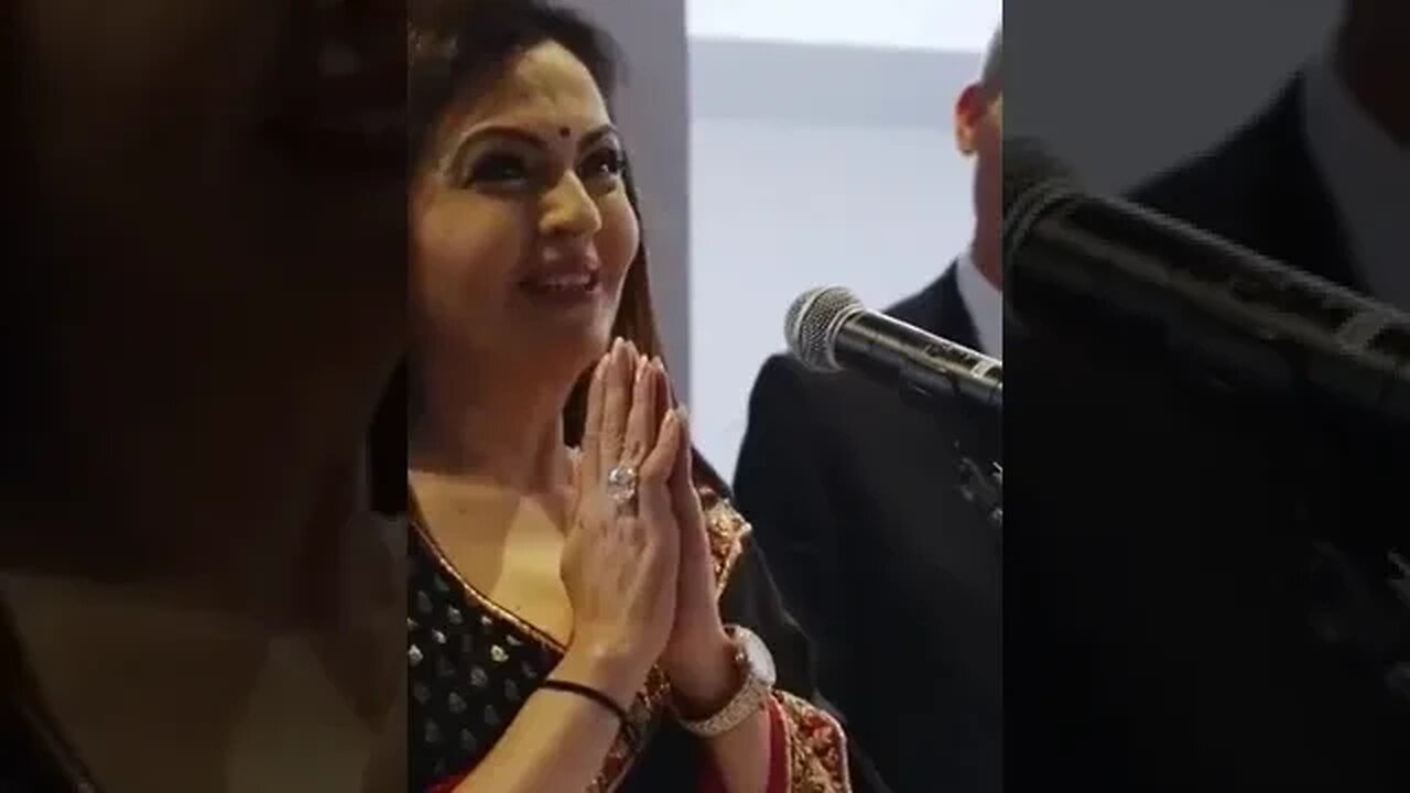 Nita Ambani comes from India a land of Buddha! #news🙏🙏🙏Proud of you...