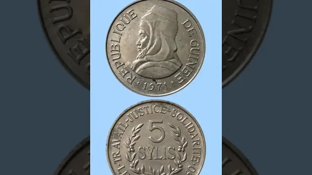 GUINEA 5 SYLIS 1971.#shorts @COINNOTESZ #guinea