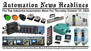 Automation News Headlines for Thursday 10/31/24