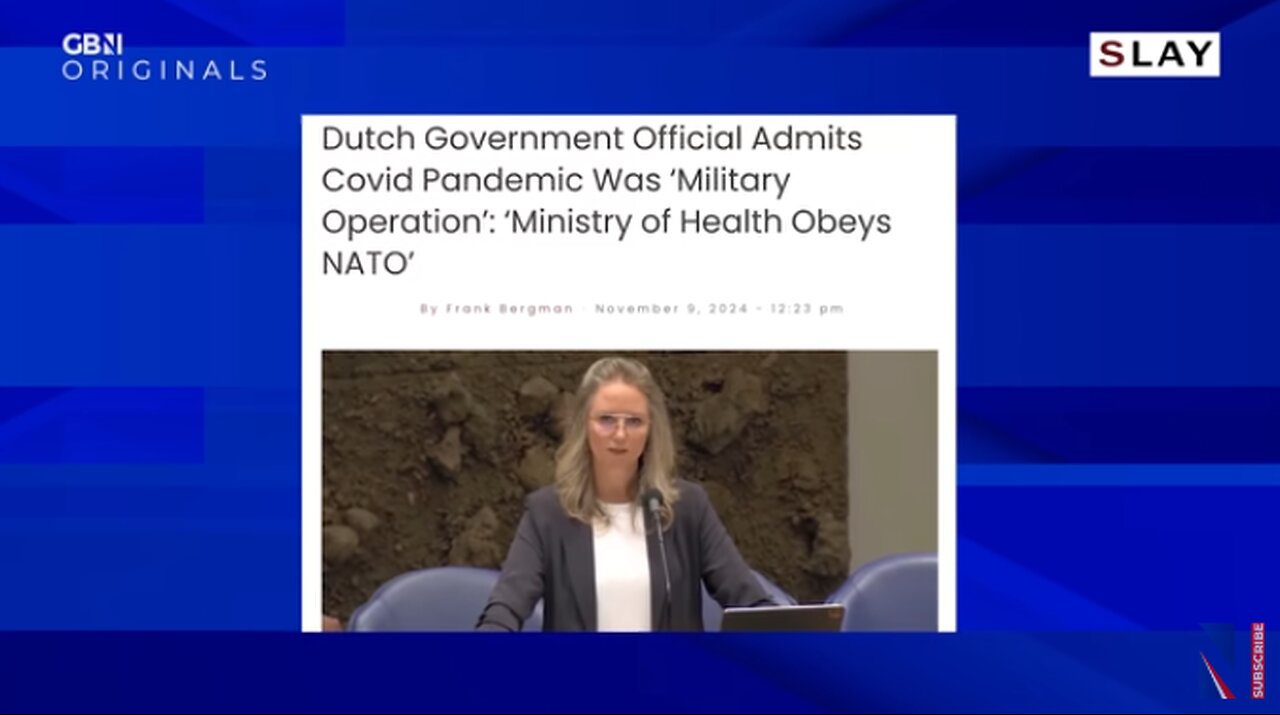 Top Dutch Official Admits Pandemic Was A NATO led Military Operation w/ NEIL OLIVER