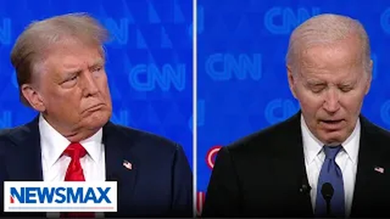 Biden freezes when called out by Trump at CNN Presidential Debate