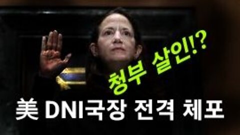 DNI 국장 전격 체포