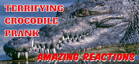 River Rascal: Terrifying Crocodile Prank on Unsuspecting Adventurer!