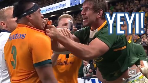 I watched the WALLABIES vs SPRINGBOKS (Eben Etzebeth epic fight reaction)