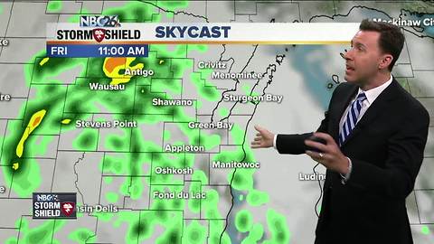 Michael Fish's NBC26 Storm Shield weather forecast