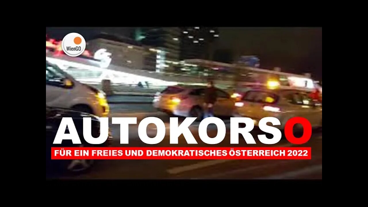 WienGo WIEN DEMO 14.1.22 (3) +++AUTOKORSO DER CORONA MAßNAHMENGEGNER+++