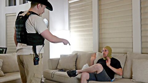 Masked Man Comes to Meet a 14 Year old boy at 2 AM, Meets Military Dad Instead