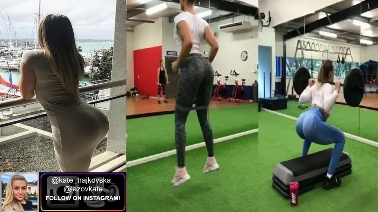 Kate Lazov #4 - Training The Lower Body - Using Aerobic Stepper, Kettle Weight, Barbell and R. Band