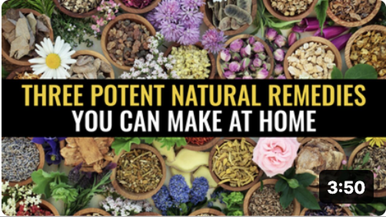 Three potent natural remedies you can make at home