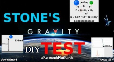 Stone's DIY Gravity Test - Come One Come All !