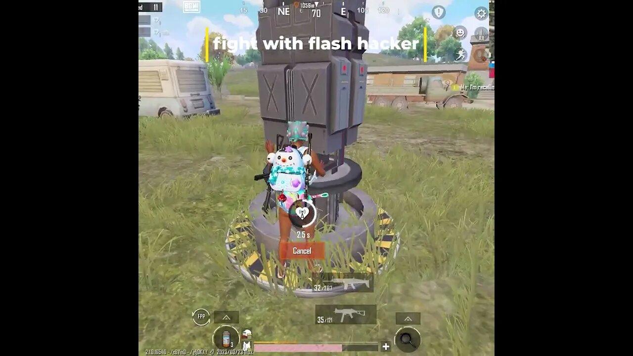 Fight with flash hacker🔥😈🔥 #bgmi #buddy #pubgmobile #youtubeshorts #shortsviral