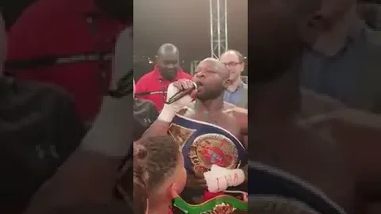 Adieux réussis Pour dernier combat de sa longue carrière Francis Tchoffo nouvelle ceinture mondiale