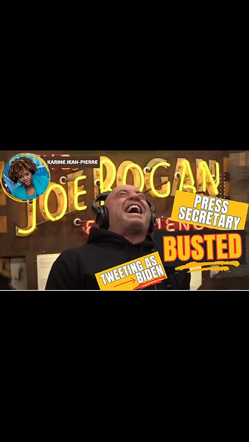 Press Secretary Busted Tweeting as Biden - Joe Rogan