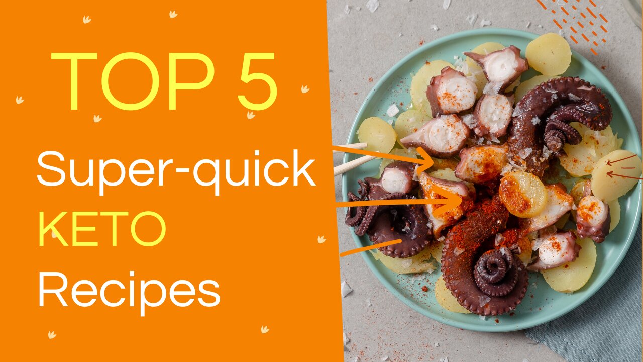 TOP 5 super-quick keto recipes