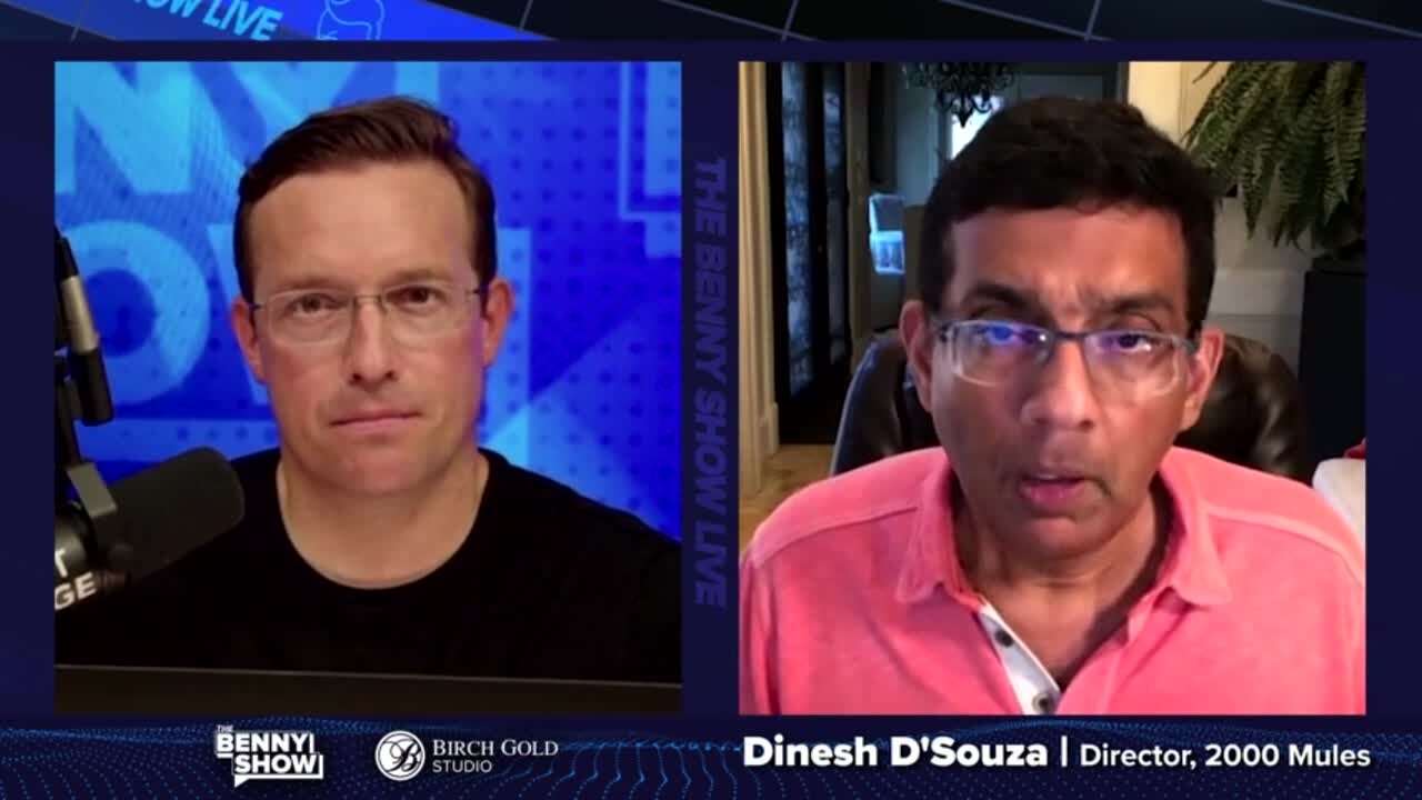 Dinesh D'souza Joins Benny Johnson To Explain How Data Was Collected For His Film '2000 Mules'