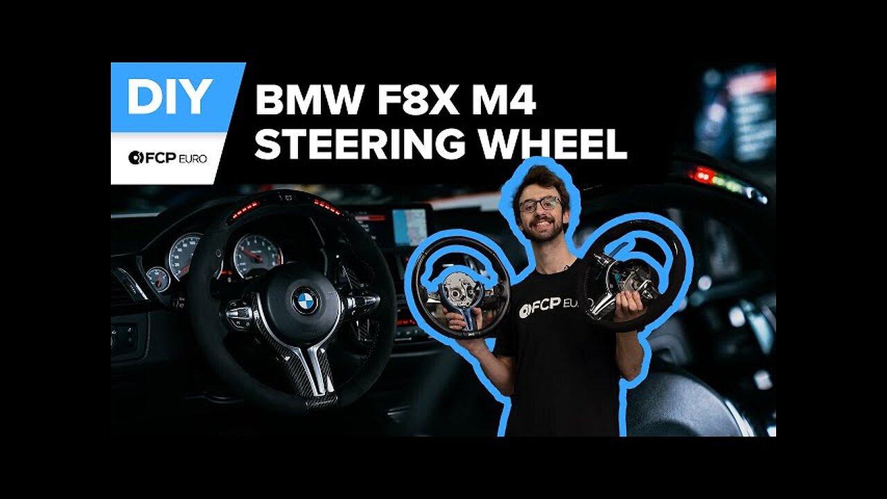 BMW F82 M4 M Performance Electronic Steering Wheel Upgrade DIY (2015-2020 BMW F80 M3, F83 M4)