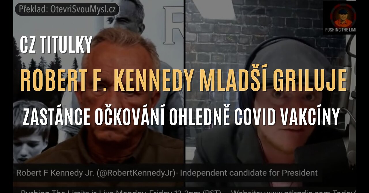 Robert F. Kennedy mladší griluje zastánce očkování ohledně covid vakcíny (CZ TITULKY)