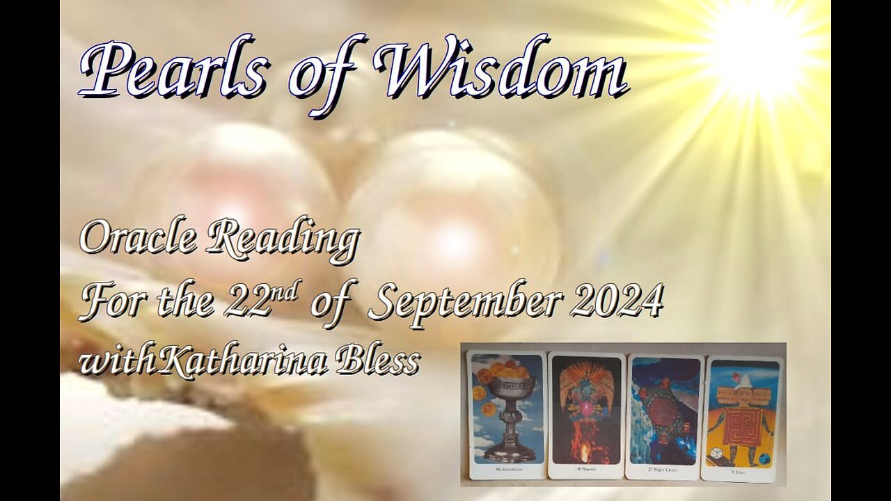 Oracle Reading for 22nd of September, 2024