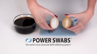 Think having a white, bright smile will cost too much? Try Power Swabs