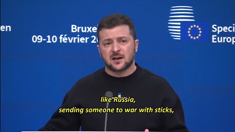 Zelensky: We aren´t like Russia sending people to the war with sticks