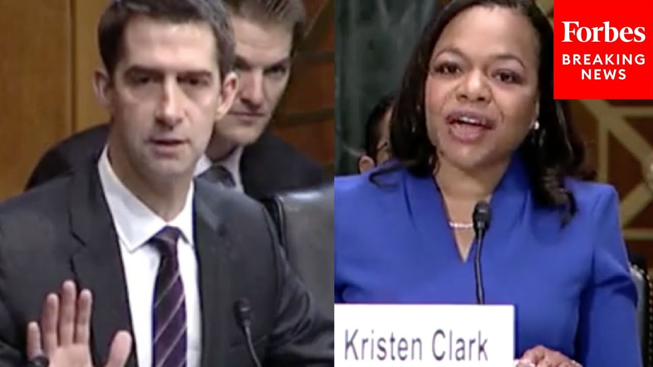 'So Have You Changed Your Mind?': Tom Cotton Grills Kristen Clarke Over Defunding The Police