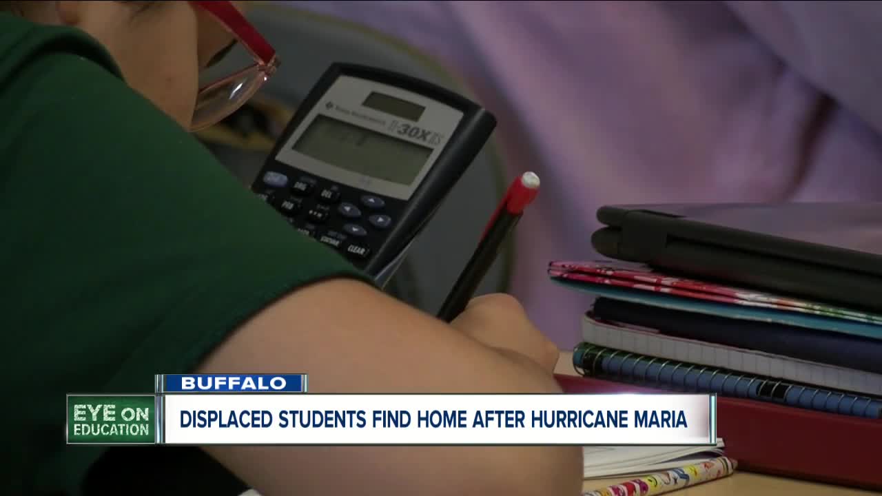 Hundreds of students still in Buffalo after being displaced by Hurricane Maria last year