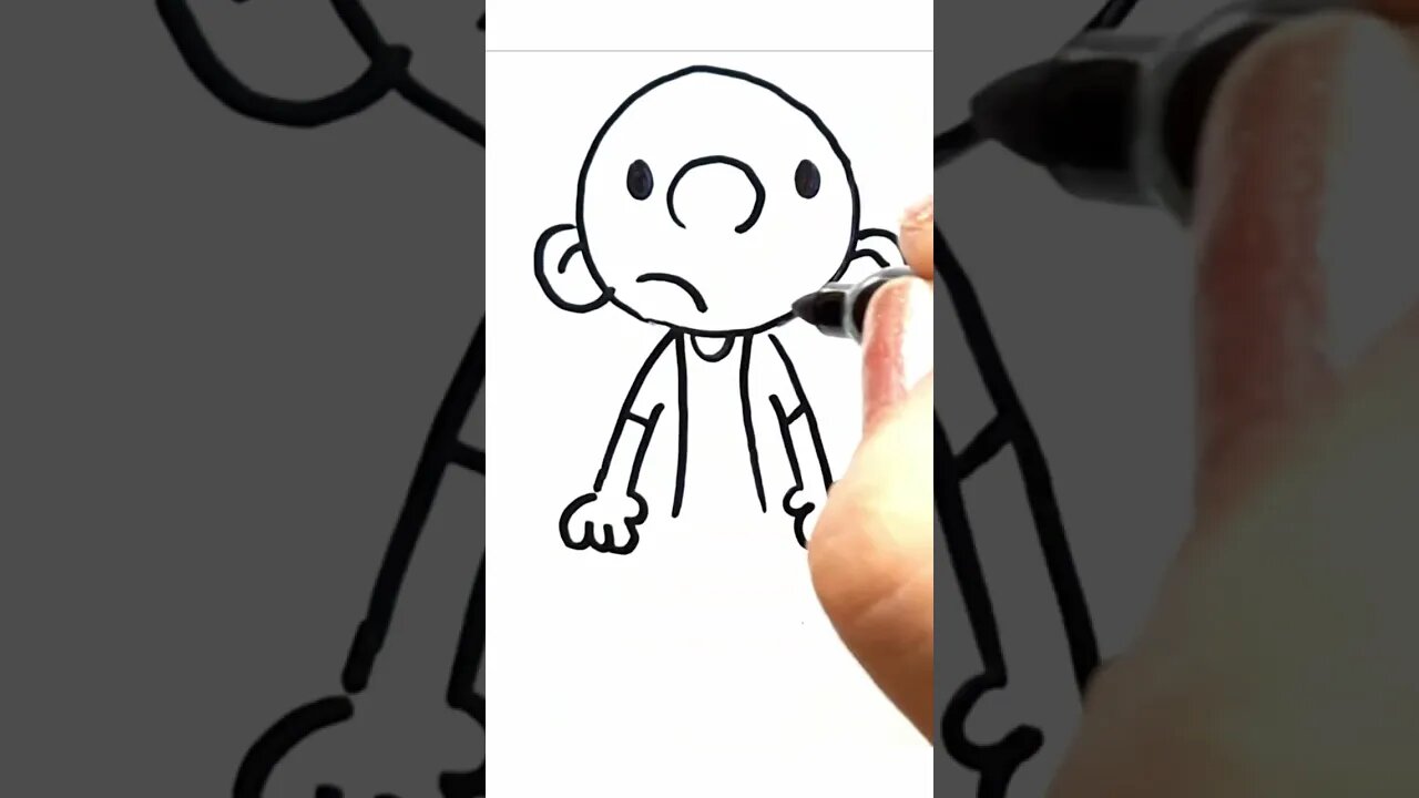 How to draw and paint Greg from Diary of a Wimpy Kid