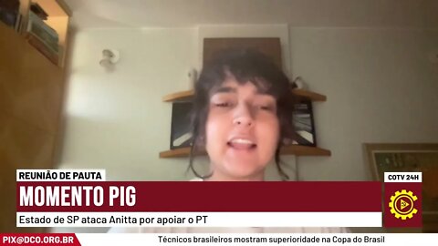 Anitta é atacada pelo Estado de São Paulo por apoio a Lula | Momentos do Reunião de Pauta