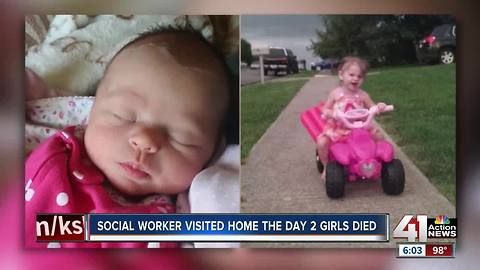 Social worker visited home the day 2 girls died