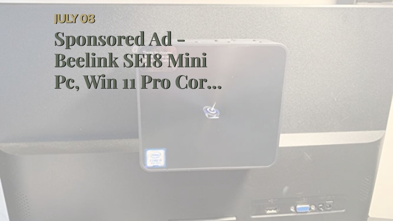 Sponsored Ad - Beelink SEI8 Mini Pc, Win 11 Pro Core i3 8109U Up to 3.6 GHz 4MB Smart Cache 8GB...